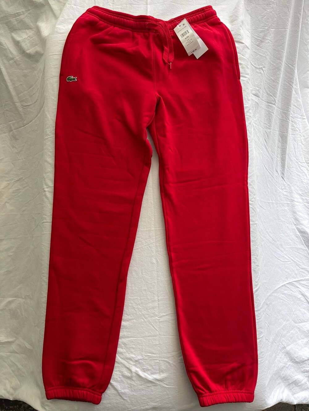 Lacoste Sport Fleece Sweatpants Style XH7611 Red